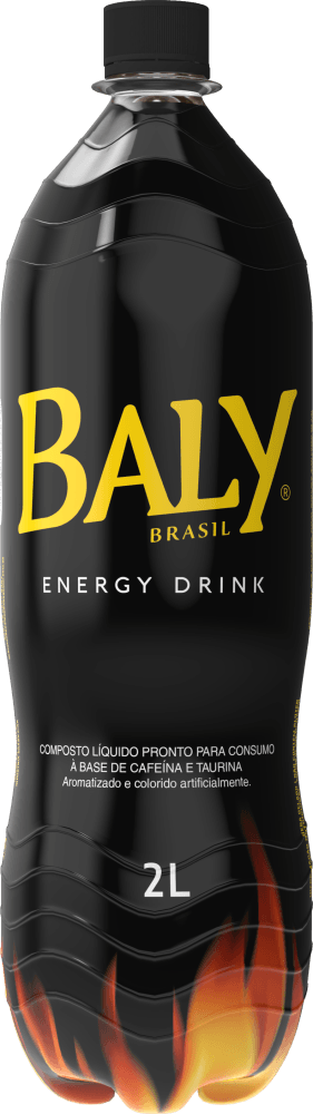 Composto Líquido Energético à Base de Cafeína e Taurina Tradicional Baly Garrafa 2l