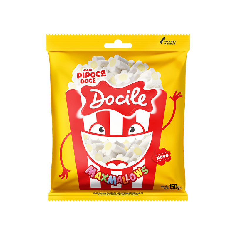 Marshmallow-Pipoca-Doce-Docile-Maxmallows-Pacote-150g