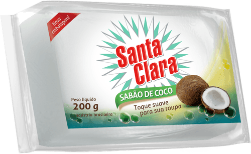 Sabão em Barra Santa Clara Coco 200g