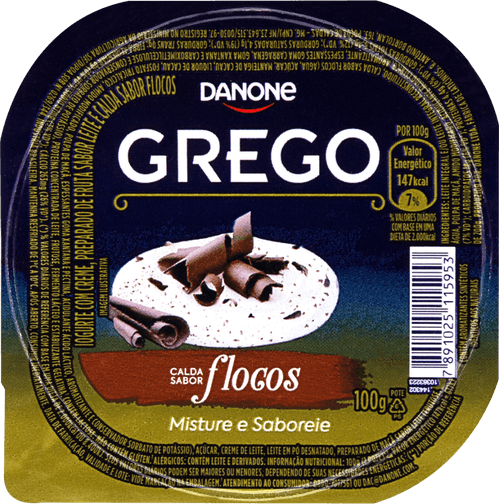Iogurte Grego Danone Flocos 100g