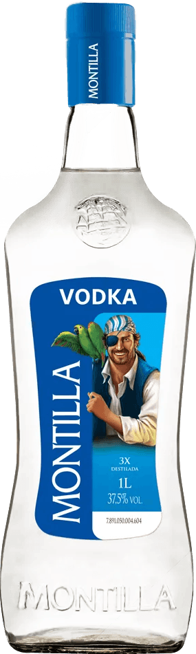 Vodka 3x Destilada Montilla Garrafa 1l