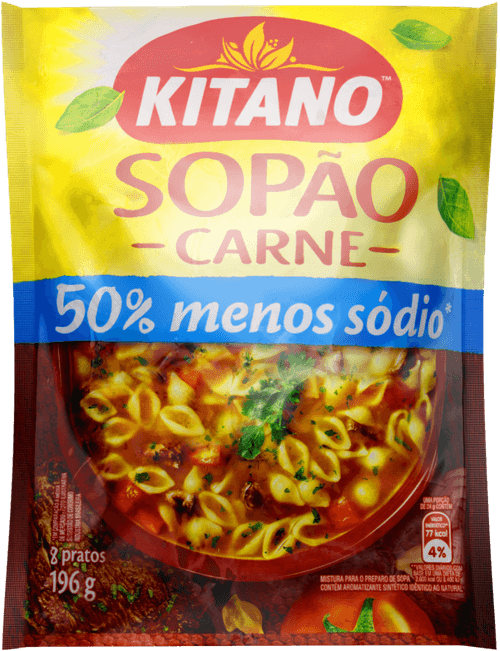 Mistura para Sopão Carne Kitano Sachê 196g