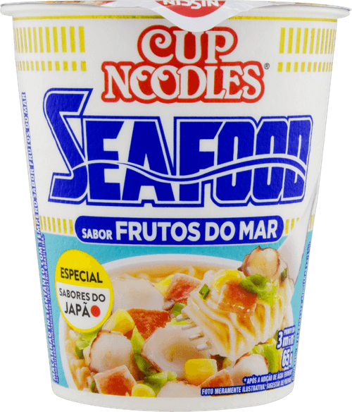 Macarrão Instantâneo Frutos do Mar Cup Noodles Copo 65g