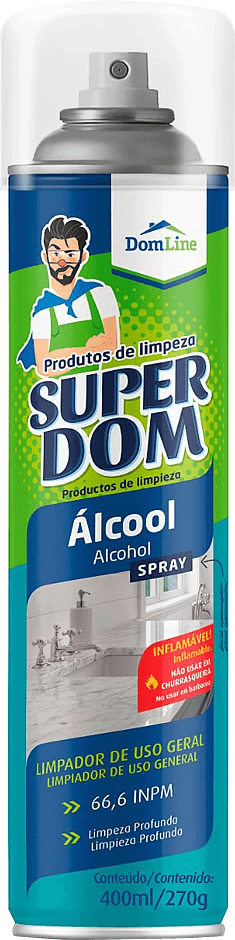 Álcool Aerosol Domline 400ml