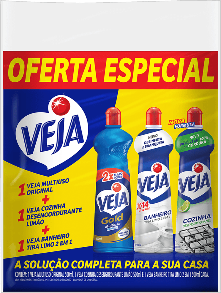 Kit-Veja---1-Limpadores-Multiuso-Original-500ml---1-Limpador-Cozinha-Desengordurante-Limao-500ml---1-Limpador-Banheiro-Tira-Limo-500ml