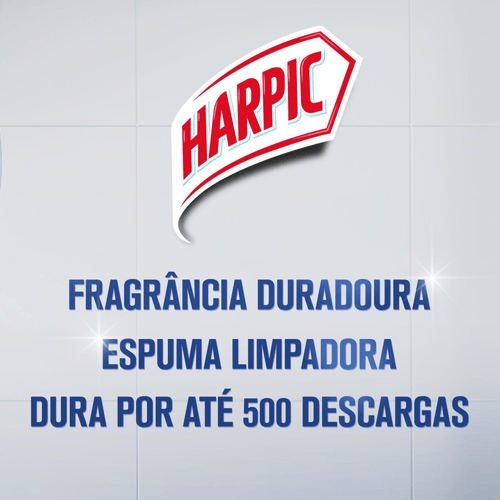 Detergente Sanitário Bloco Lavanda Harpic Fresh Power 6 2 Unidades Grátis 40% de Desconto na 2ª Unidade