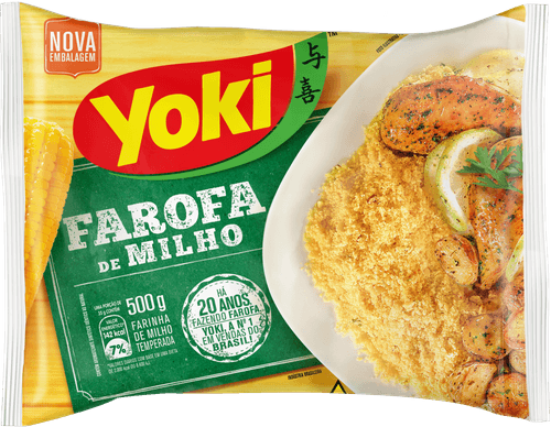 Farofa de Milho Temperada Yoki Pacote 500g