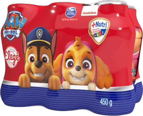 Leite Fermentado Desnatado com Preparado de Laranja Paw Patrol Batavo Batavinho Frasco 75g