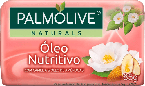 Sabonete em Barra  Hidratação Saudável Aloe & Oliva Palmolive Naturals Envoltório 85g