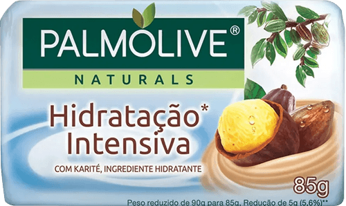 Sabonete em Barra Nutrição Intensiva Karité e Vitamina E Palmolive Naturals Envoltório 85g