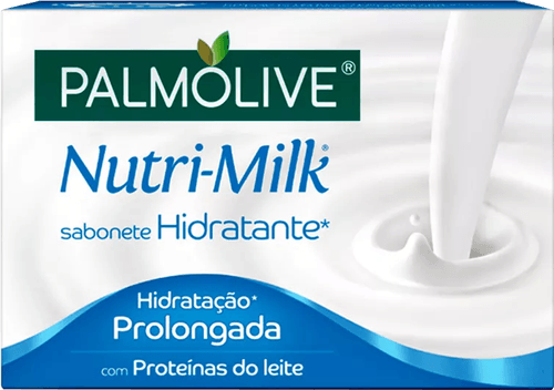 Sabonete em Barra Hidratação Prolongada Palmolive Nutri-Milk Caixa 85g