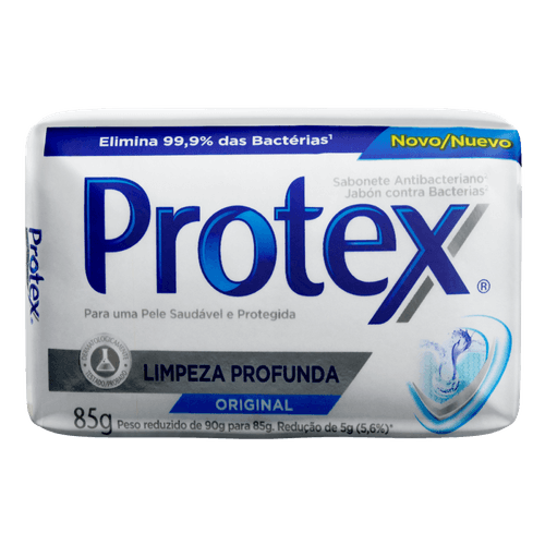 Sabonete em Barra Antibacteriano Protex Limpeza Profunda Envoltório 85g