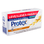 Sabonete-em-Barra-Antibacteriano-Aveia-Protex-Envoltorio-510g-Leve-6-Pague-5-Unidades-de-85g-Cada