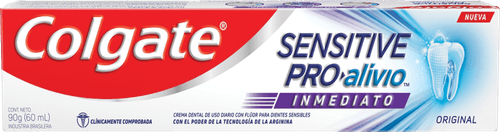 Creme Dental com Flúor Original Colgate Sensitive Pro-Alívio Imediato Caixa 90g