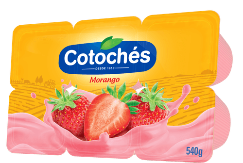 Bebida Láctea Cotochés Morango Bandeja 540 g