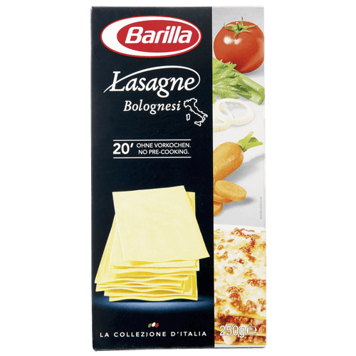 Massa Alimentícia de Trigo Duro para Lasanha 189 Barilla Collezione Caixa 250g