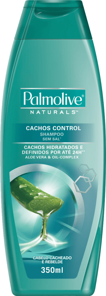 Shampoo-com-Extrato-de-Babosa-Kera-Ceramide-Serum-Palmolive-Cachos-Livres-4ABC-Frasco-350ml