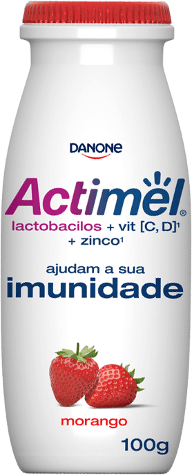 Leite Fermentado Actimel Morango 100g