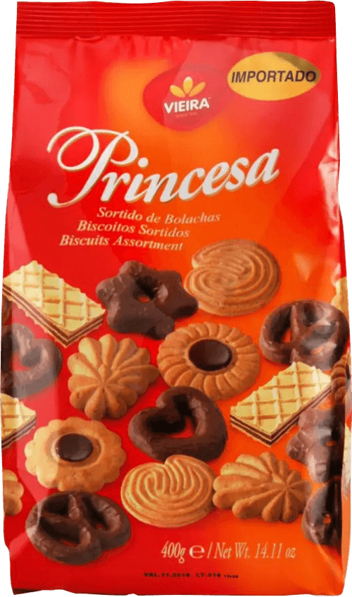 Biscoito Doce Português Vieira Princesa Sortido 400g