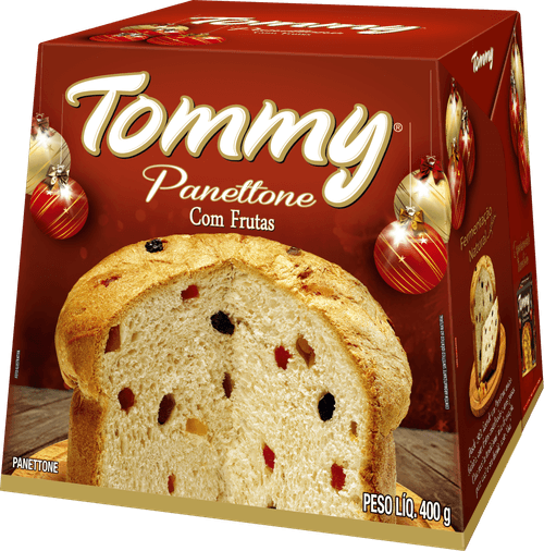 Panettone com Frutas Tommy Caixa 400g