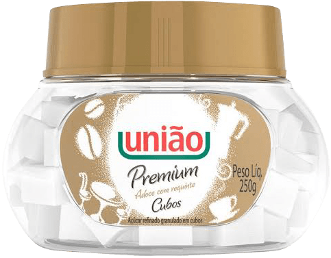 Açúcar em Cubos União Premium Pote 250g