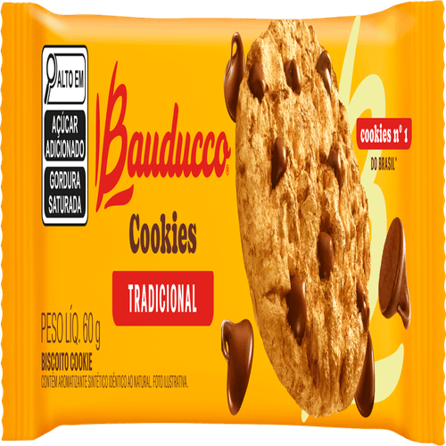 Biscoito Cookie Tradicional Bauducco Pacote 60g