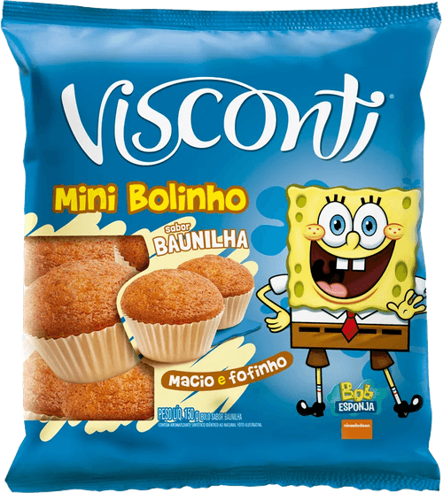 BOLINHO MINI VISCONTI 150G BAUNILHA