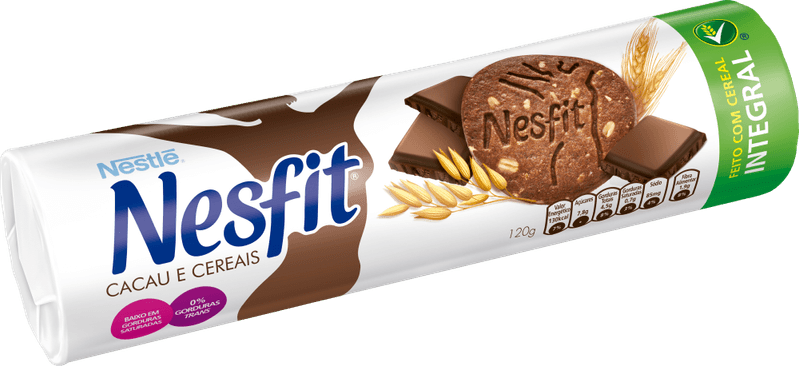 Biscoito-Integral-Cacau--amp--Cereais-Nesfit-Pacote-160g