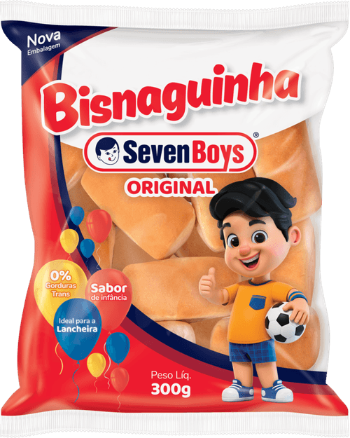 Pão Bisnaguinha Original Seven Boys Pacote 300g