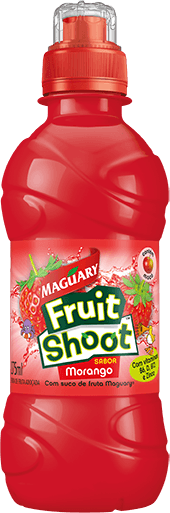 Bebida de Fruta Adoçada Morango com Suco de Maçã Maguary Fruit Shoot Squeeze 275ml