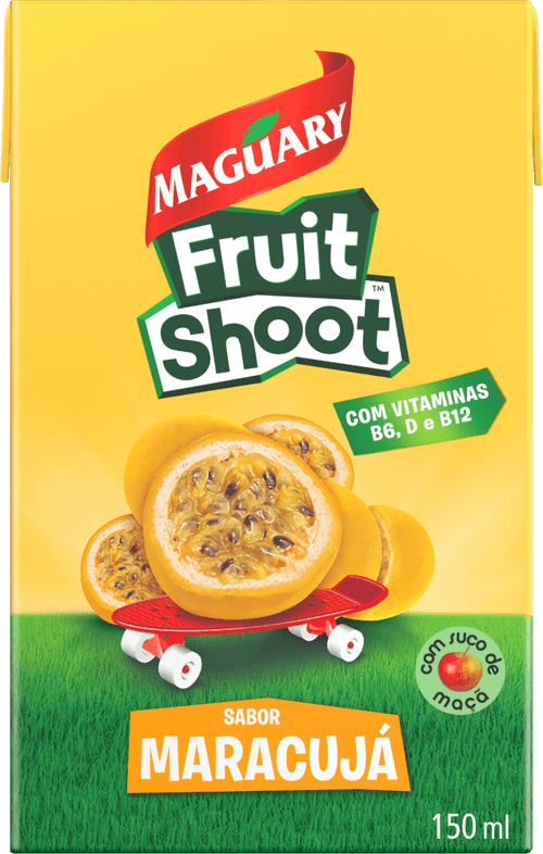 Bebida de Fruta Adoçada Maracujá com Suco de Maçã Maguary Fruit Shoot Caixa 150ml