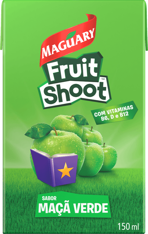 Bebida de Fruta Adoçada Maçã-Verde Maguary Fruit Shoot Caixa 150ml