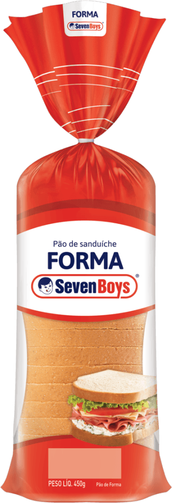 Pão de Forma Sanduíche Seven Boys Pacote 450g