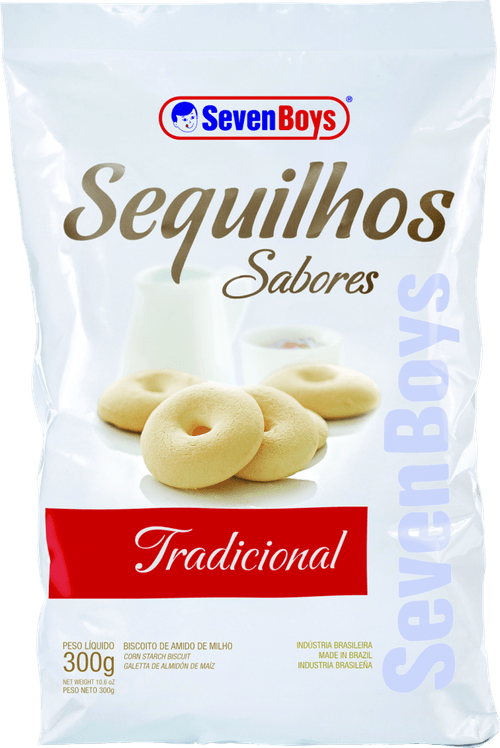 Sequilhos Seven Boys Tradicional Pacote 300 G