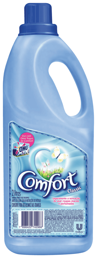 Amaciante Diluído Comfort Azul 2L