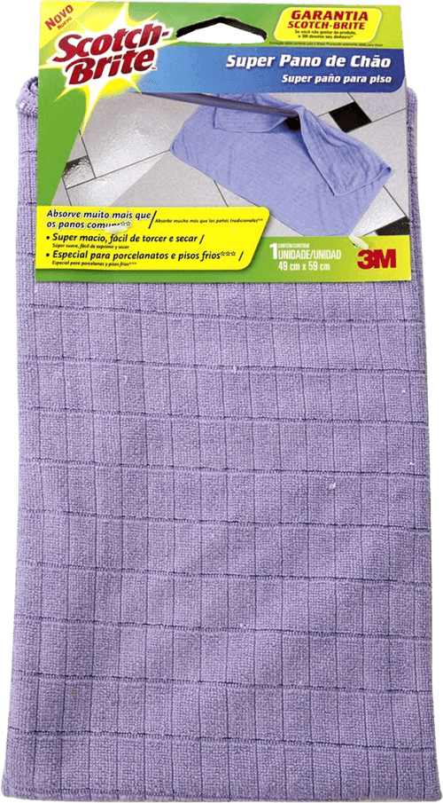 Super Pano de Chão Roxo Scotch-Brite 49cm x 59cm