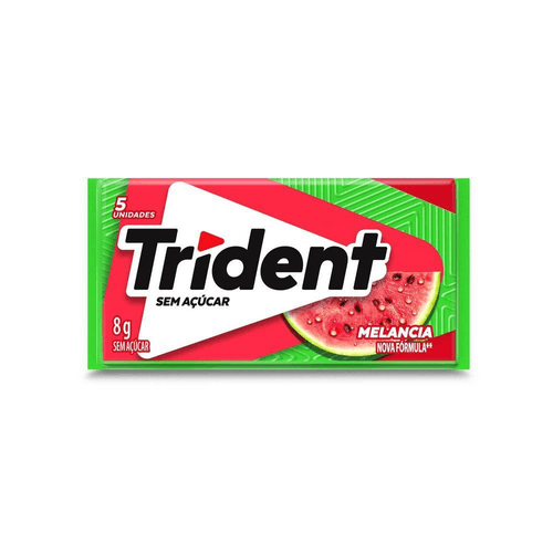 Chiclete Trident Melancia Sem Açúcar 8g