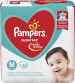 Fralda-Descartavel-Infantil-Pampers-Supersec-M-6-a-10kg-Pacote-30-Unidades