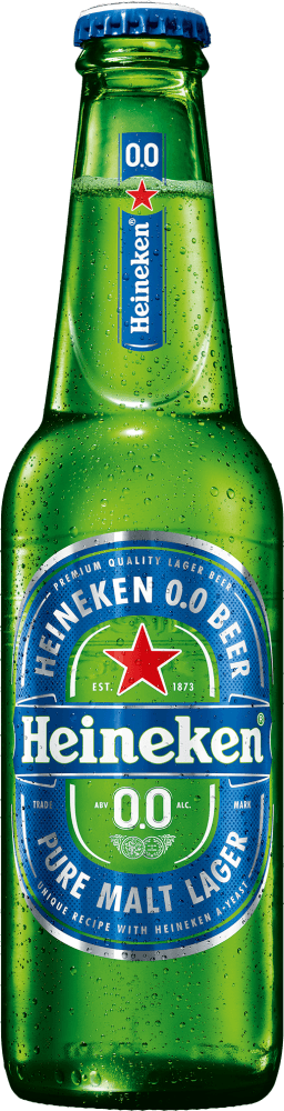 Cerveja Lager Premium Puro Malte Zero Álcool Heineken Garrafa 330ml