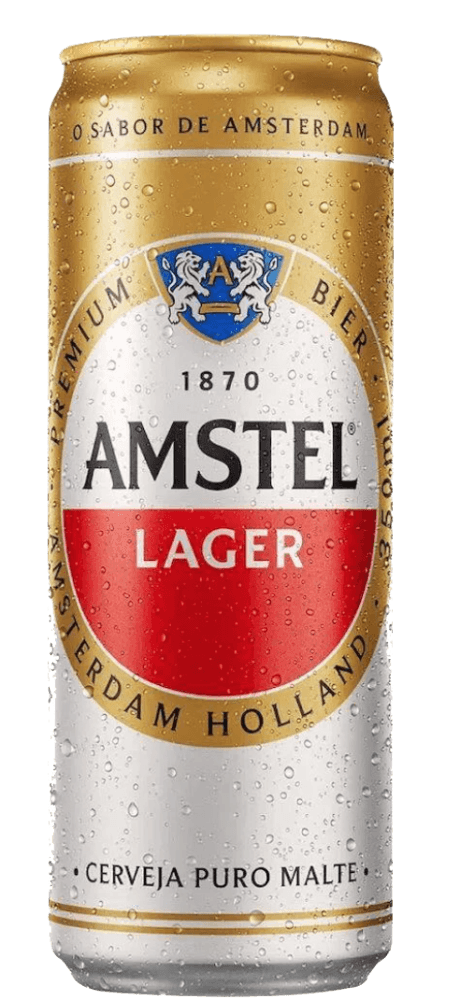 Cerveja Lager Premium Puro Malte Amstel Lata 350ml