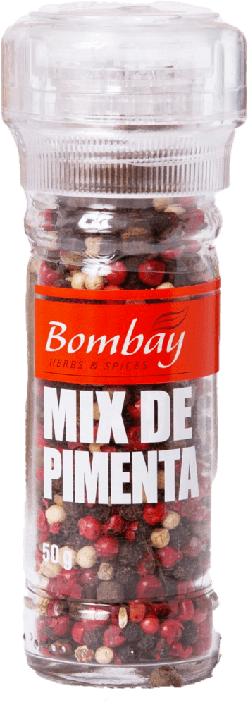 Mix-de-Pimenta-com-Moedor-Bombay-Herbs---Spices-Vidro-50g