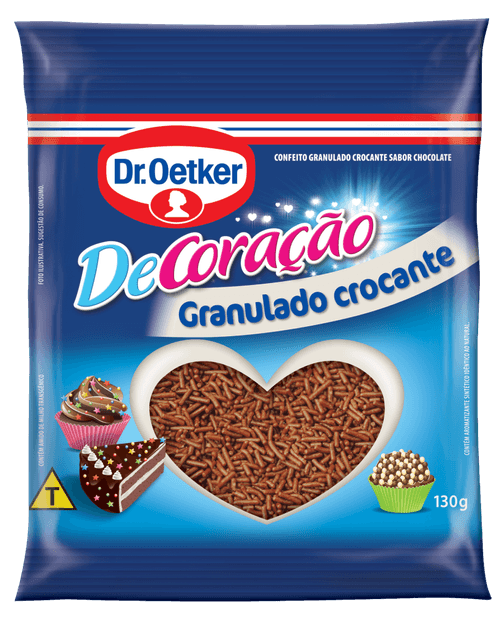 Chocolate Granulado Dr. Oetker Crocante 130g