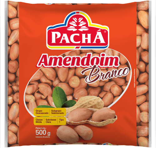 Amendoim Branco Cru Pachá 500g