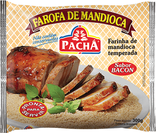 Farofa Pronta Pachá Mandioca Com Bacon