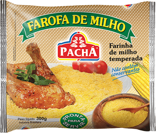 Farofa Pachá de Milho Temperada Pacote 300g