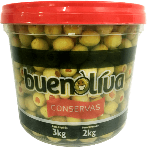 Azeitona Verde Buenoliva Balde 2Kg