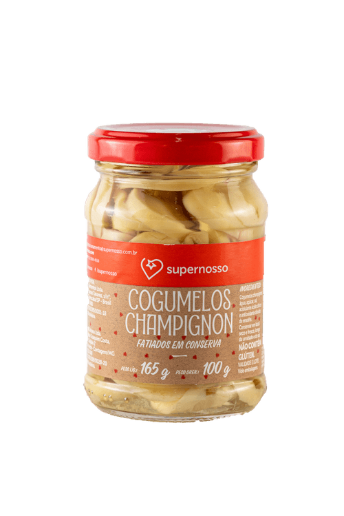 Cogumelo Em Conserva Fatiado Super Nosso 100g