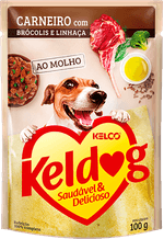 Alimento-Keldog-Para-Caes-Carne-Com-Brocolis-E-Linhaca-Sache-100g