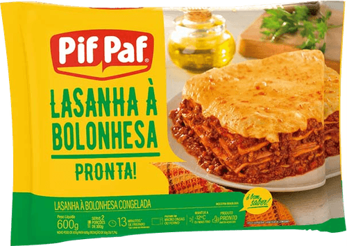 Lasanha Pif Paf Bolonhesa 600g