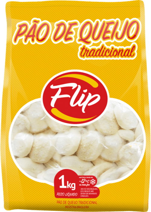 Pão de Queijo Tradicional Flip Pacote 1Kg